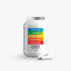 LOSEBiG 90 CAPS - Με Γλυκομαννάνη, Βερβερίνη, Ψύλλιο - Image 2