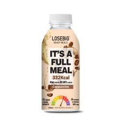 Losebig fullmeal Cappuccino - Πλήρες Γεύμα 332 Θερμίδες 40γρ Πρωτεΐνης